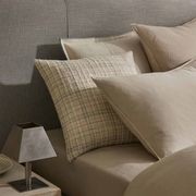 Ravello Linen Flat Sheet - Bone | Weave Home Bed Linen gallery detail image