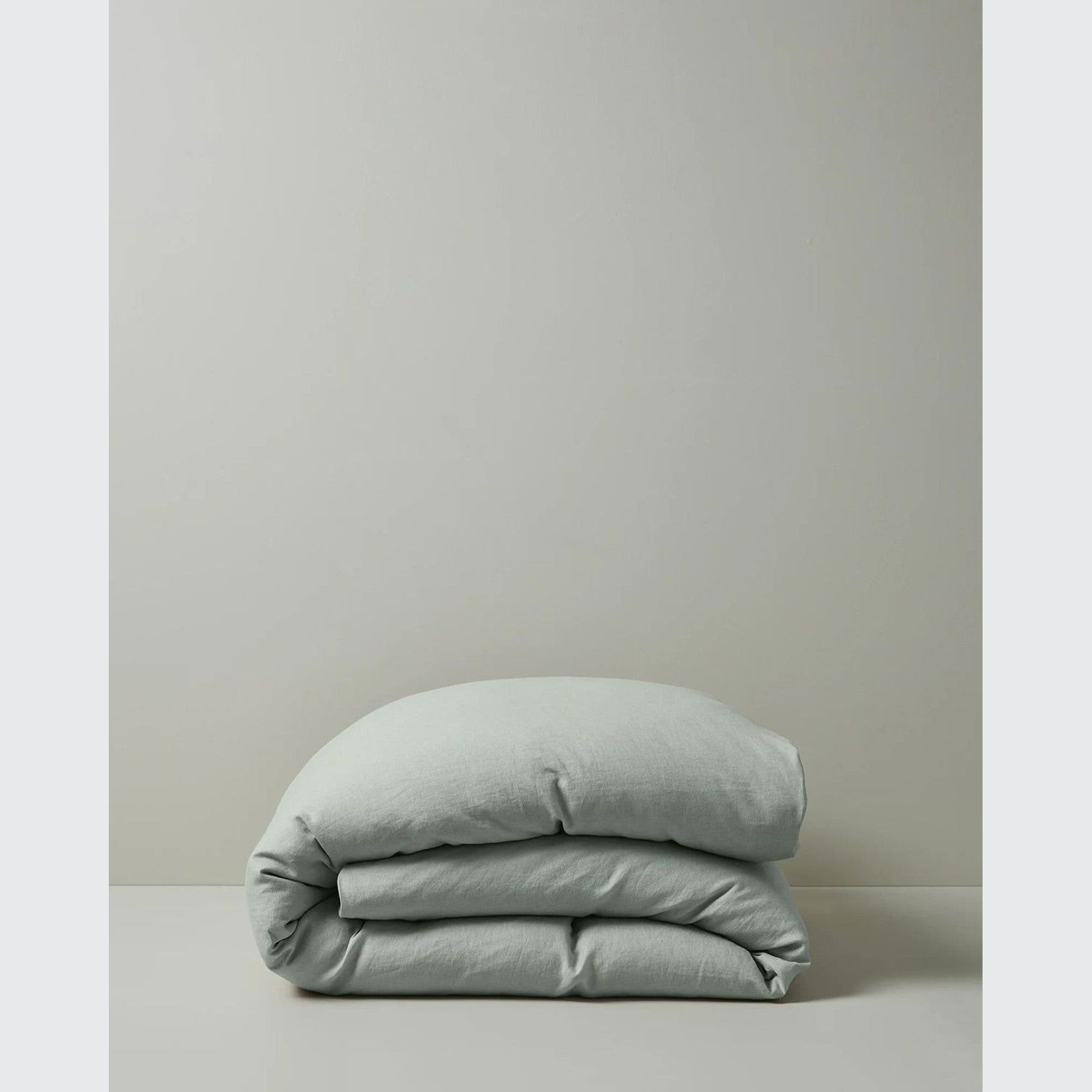 Ravello Linen Quilt Cover - Sage | Weave Home Bed Linen gallery detail image