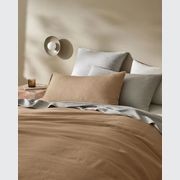 Ravello Linen Flat Sheet - Silver | Weave Home Bed Linen gallery detail image