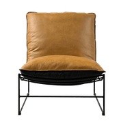 Leonardo Leather Lounge Chair gallery detail image