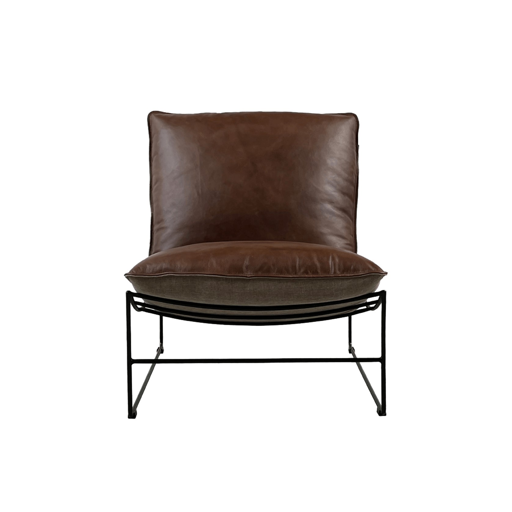 Leonardo Leather Lounge Chair gallery detail image