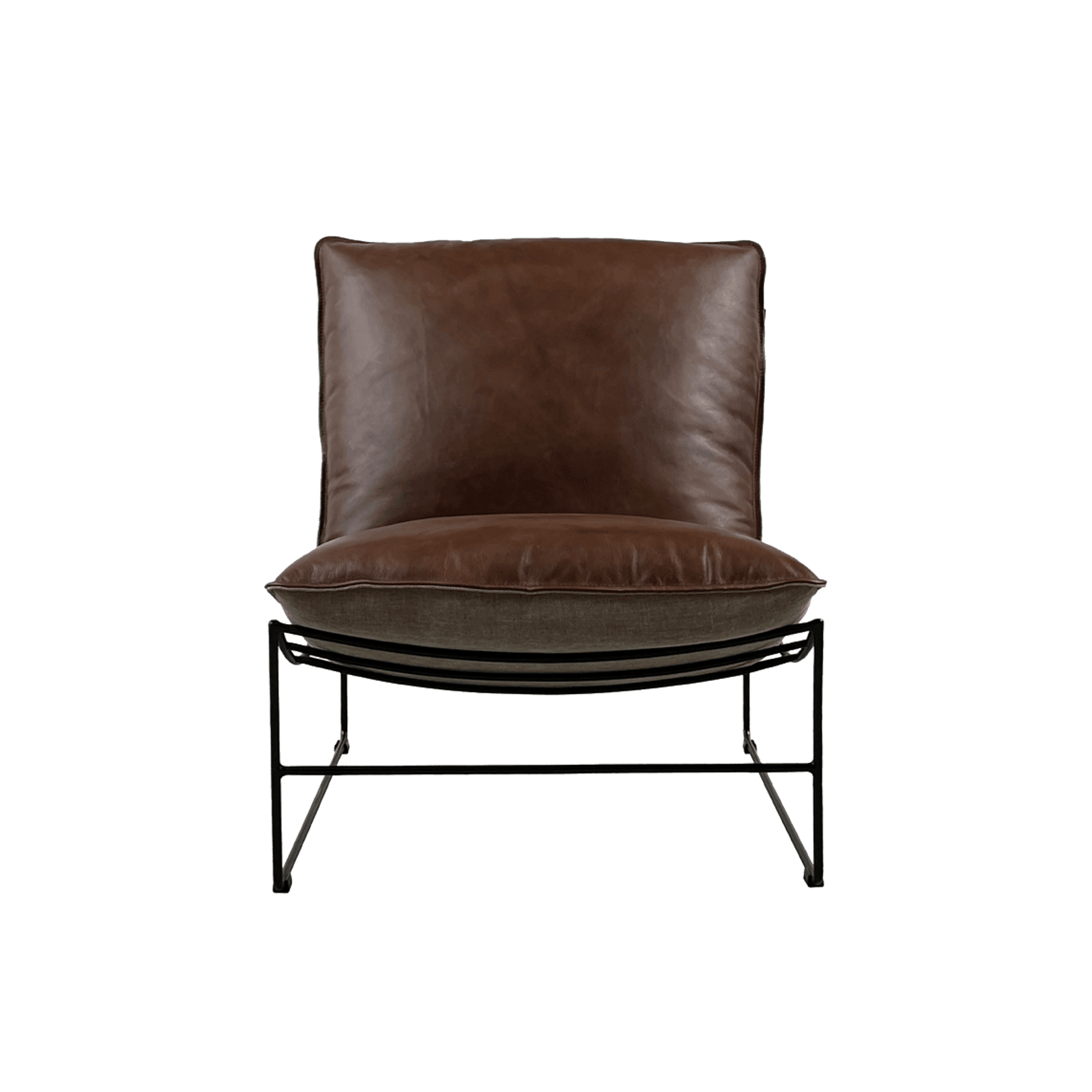 Leonardo Leather Lounge Chair gallery detail image