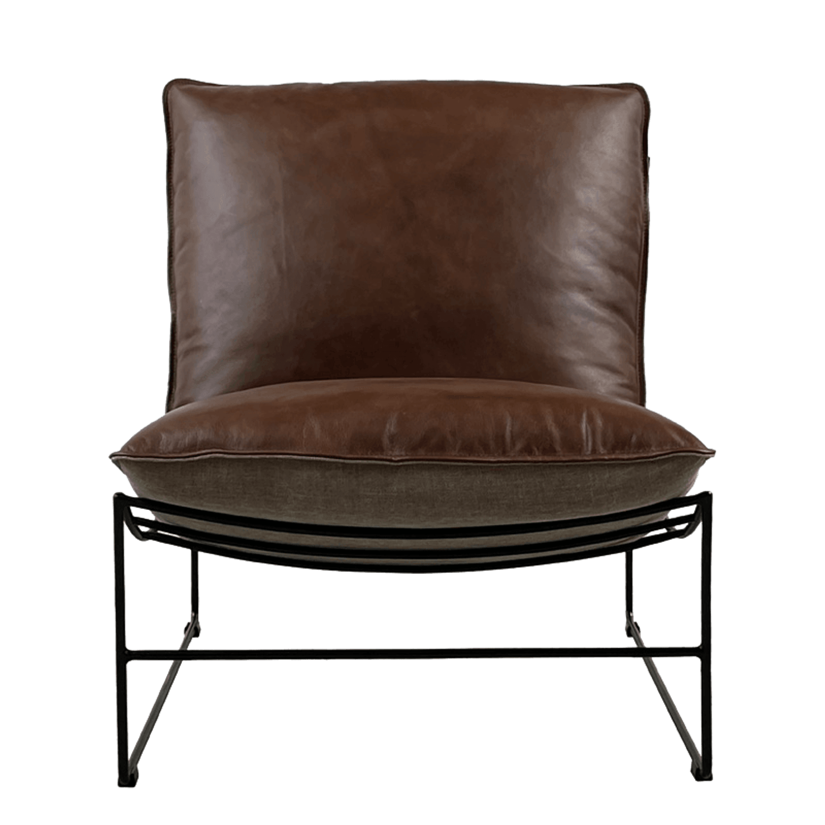 Leonardo Leather Lounge Chair gallery detail image