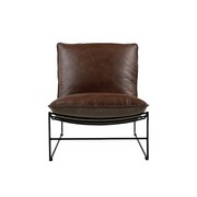 Leonardo Leather Lounge Chair gallery detail image