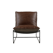 Leonardo Leather Lounge Chair gallery detail image