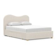 Aira Queen 2 Drawer Storage Bed Frame | Cream Boucle gallery detail image