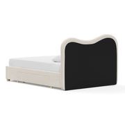 Aira Queen 2 Drawer Storage Bed Frame | Cream Boucle gallery detail image