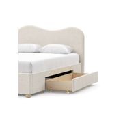 Aira Queen 2 Drawer Storage Bed Frame | Cream Boucle gallery detail image