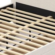 Aira Queen 2 Drawer Storage Bed Frame | Cream Boucle gallery detail image