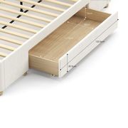 Lanore Queen 2 Drawer Storage Bed Frame | Canvas Ivory gallery detail image