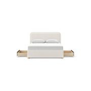 Lanore Queen 2 Drawer Storage Bed Frame | Canvas Ivory gallery detail image