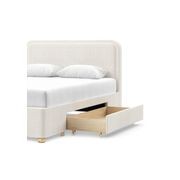Lanore Queen 2 Drawer Storage Bed Frame | Canvas Ivory gallery detail image