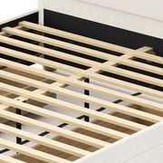 Lanore Queen 2 Drawer Storage Bed Frame | Canvas Ivory gallery detail image