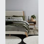 Finn Double Size Bed Frame | Natural Hardwood gallery detail image