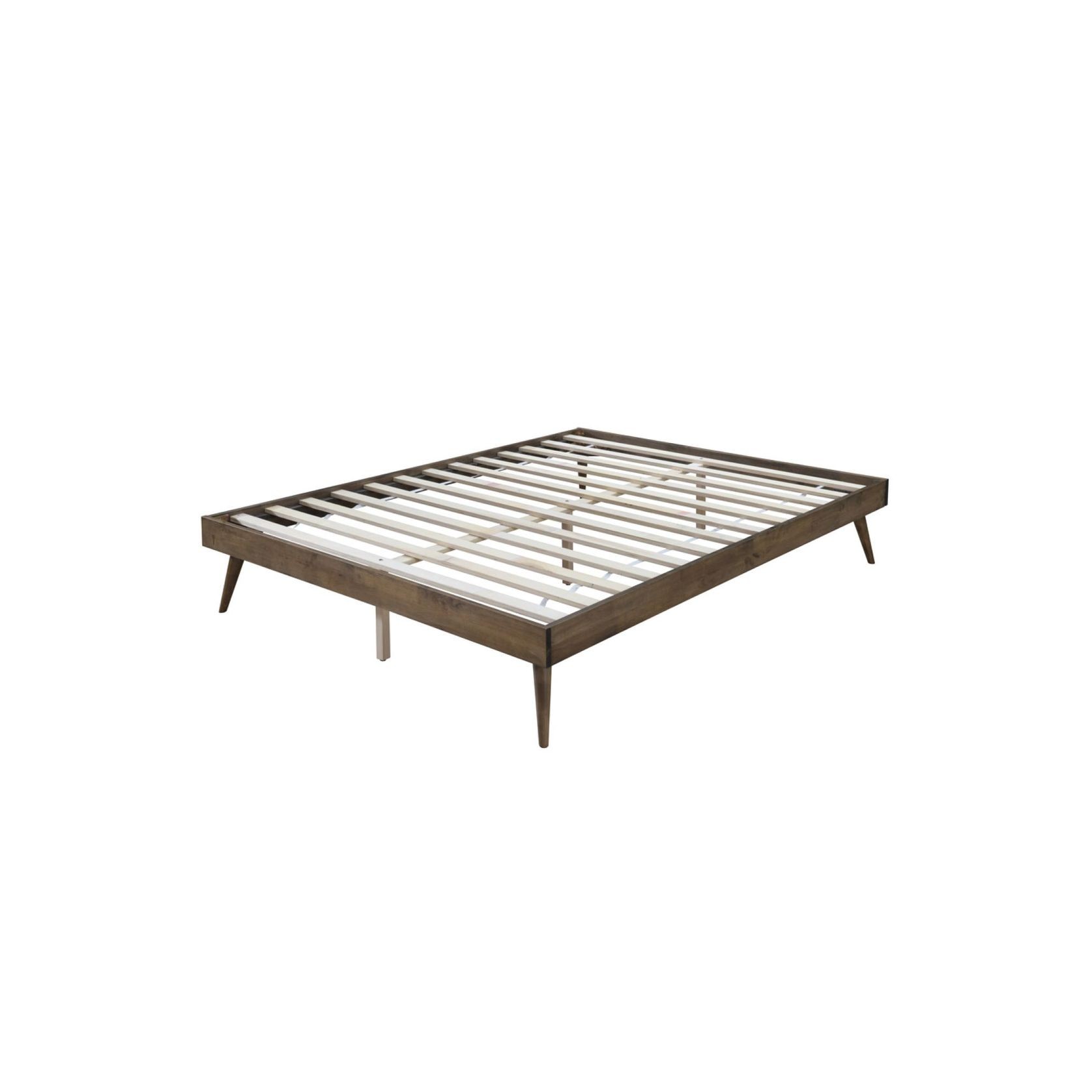 Franki Double Hardwood Bed Base | Walnut gallery detail image