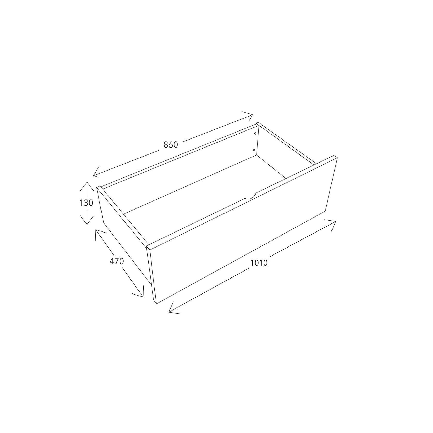 Myer King Single Bunk Bed with Storage | Walnut & White gallery detail image