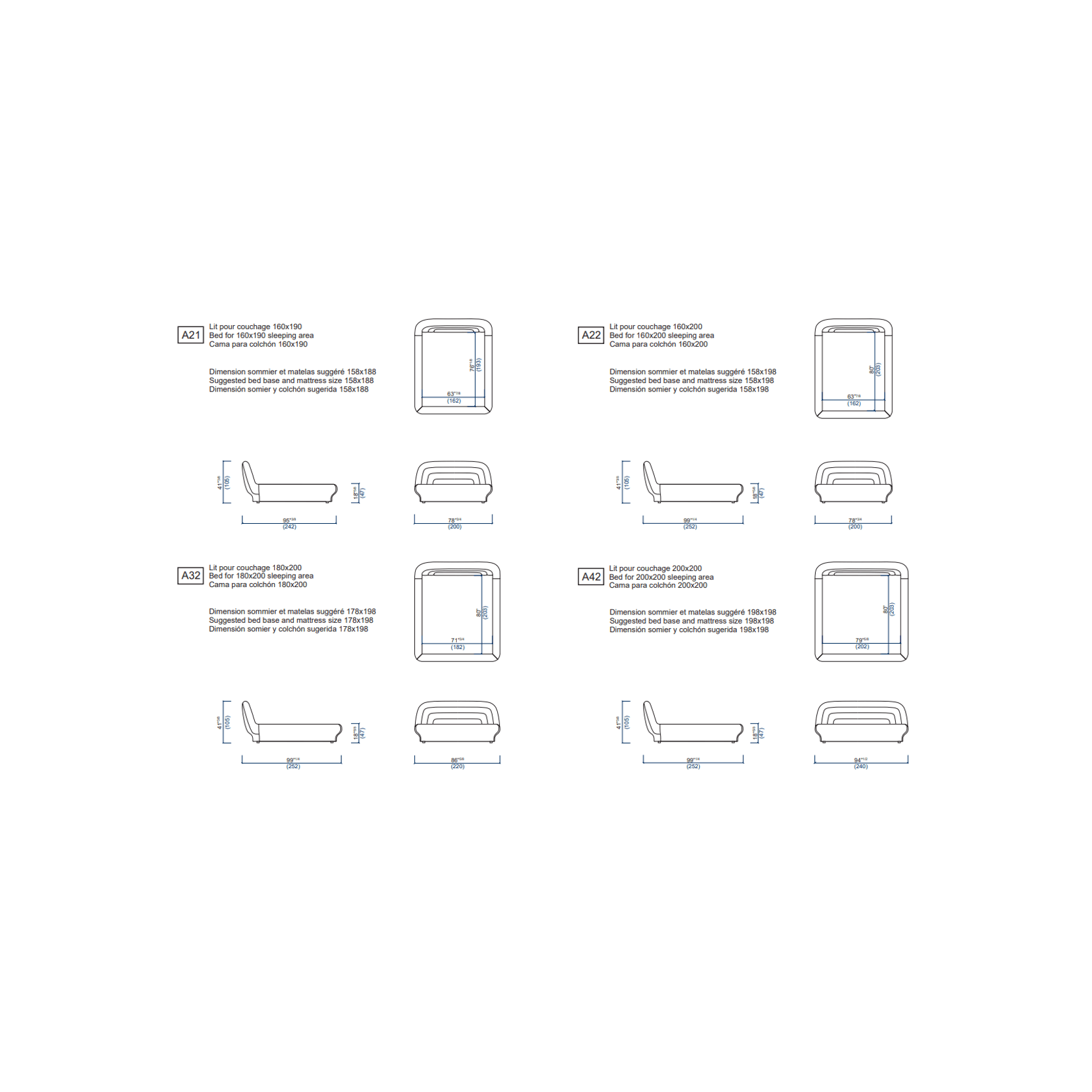 Paresse bed gallery detail image