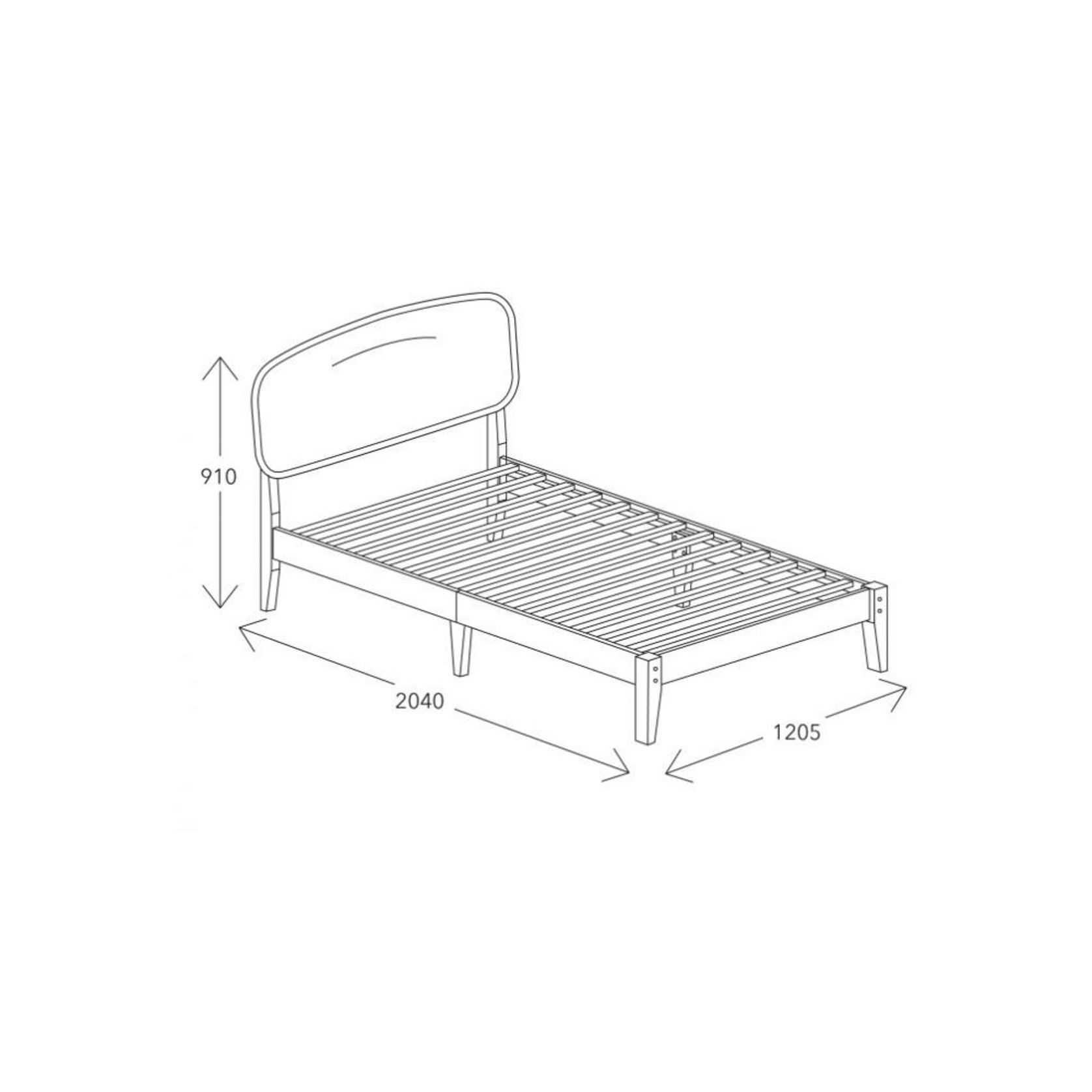 Aspen Toddler Single Bed | Natural Hardwood gallery detail image