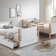 Myer King Single Bunk Bed with Storage | Hardwood Frame gallery detail image