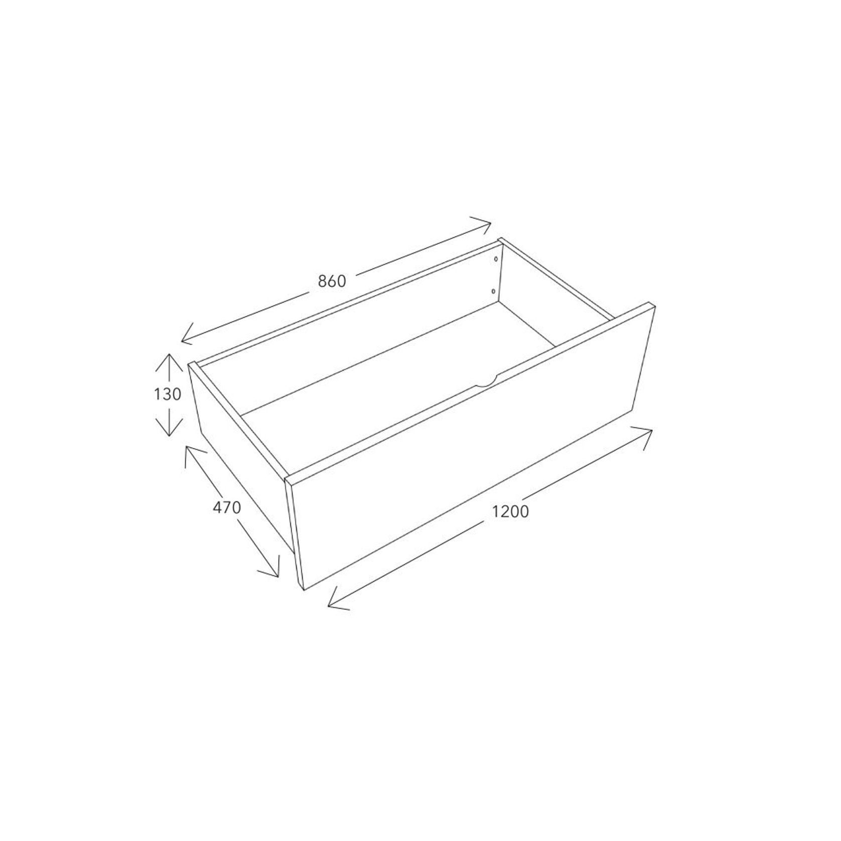 Coco King Single Bed with Storage | Natural Hardwood gallery detail image