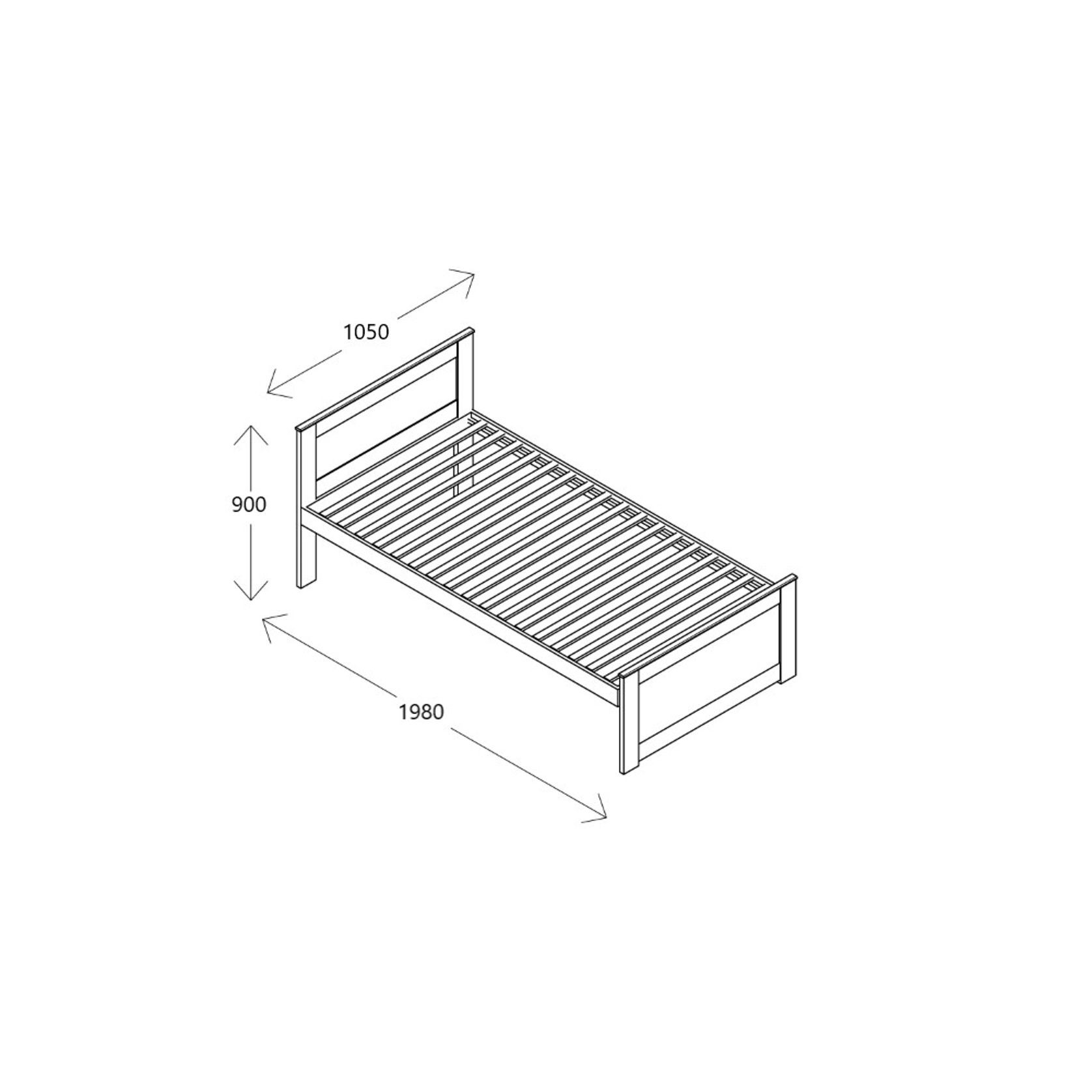 Coco Single Bed with Trundle | Natural Hardwood Frame gallery detail image