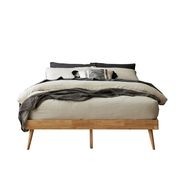 Franki Double Hardwood Bed Base | Natural gallery detail image