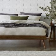 Franki Queen Hardwood Bed Base | Walnut gallery detail image