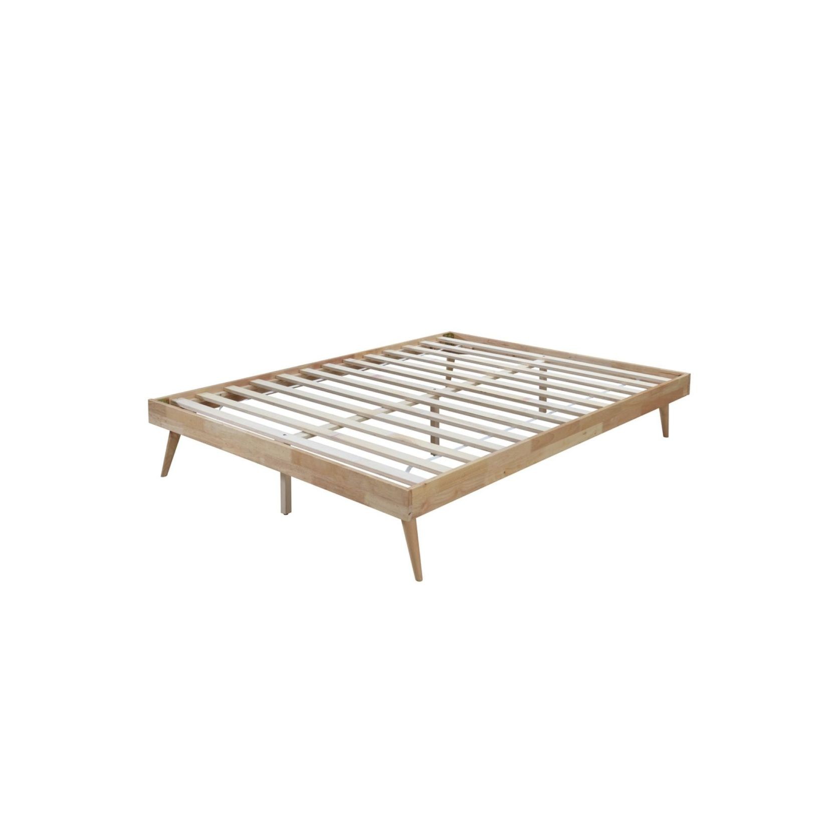 Franki Queen Hardwood Bed Base | Natural gallery detail image