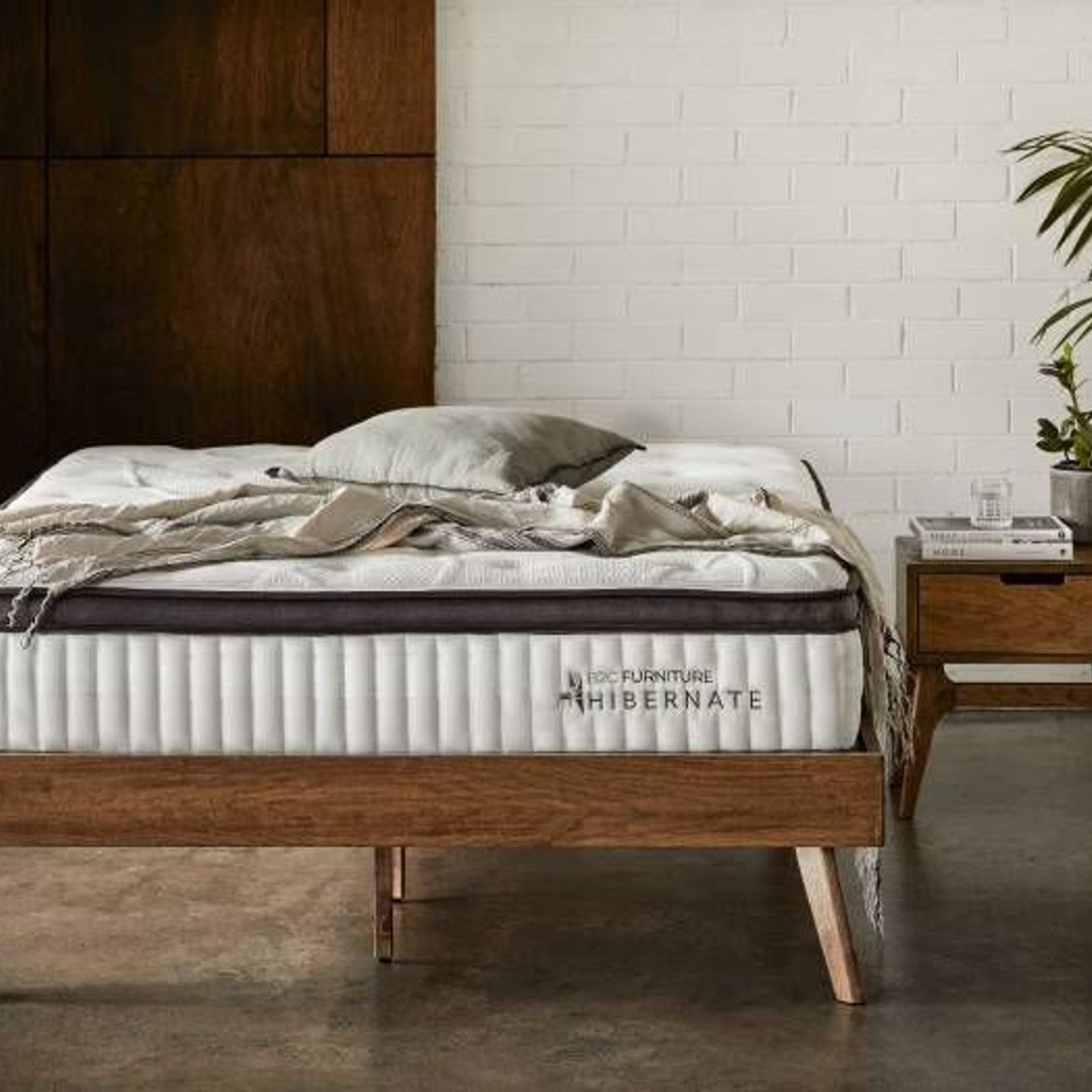 Hibernate Bedroom Buddy Package | Rome Queen Bed + Mattress Bundle gallery detail image