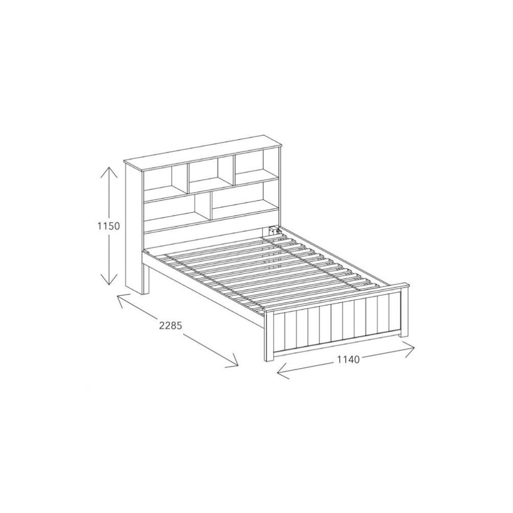 Myer King Single Bed with Trundle | Natural Hardwood gallery detail image