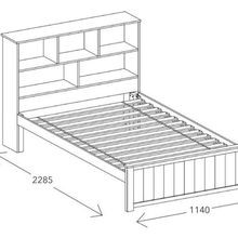 Myer King Single Bed with Storage | Natural Hardwood gallery detail image