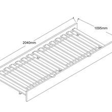 Myer King Single Bunk Bed with Trundle | Hardwood Frame gallery detail image