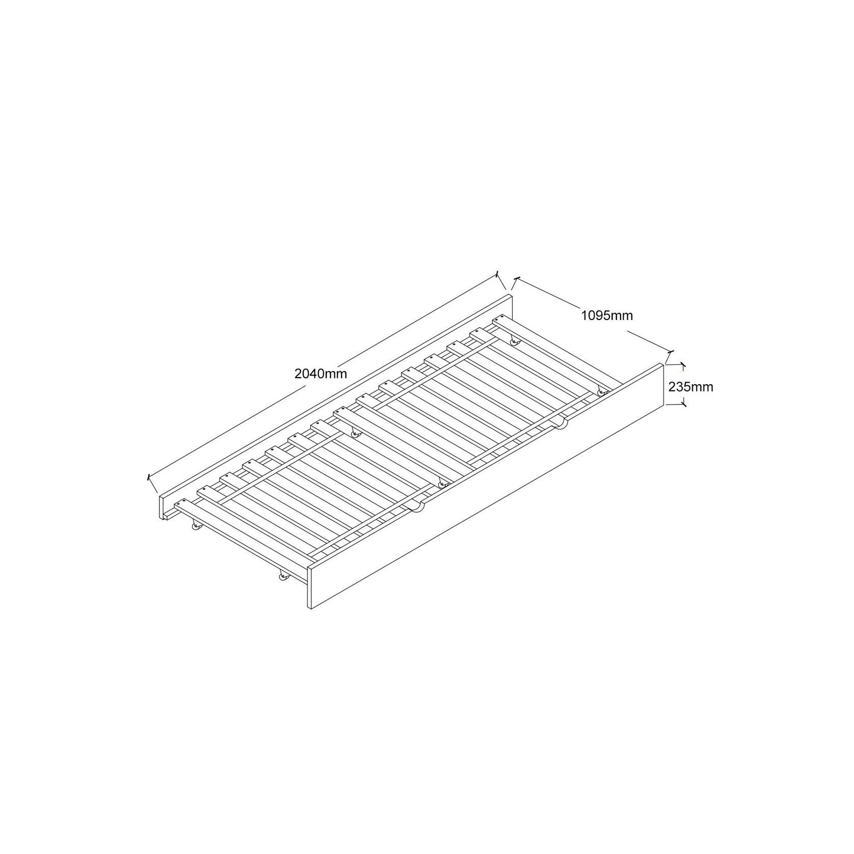 Myer King Single Bunk Bed with Trundle | Hardwood Frame gallery detail image