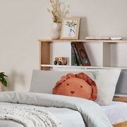 Myer Single Bed with Storage | Natural Hardwood Frame gallery detail image