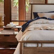 Oslo Hardwood Queen Size Bed Frame | Walnut gallery detail image