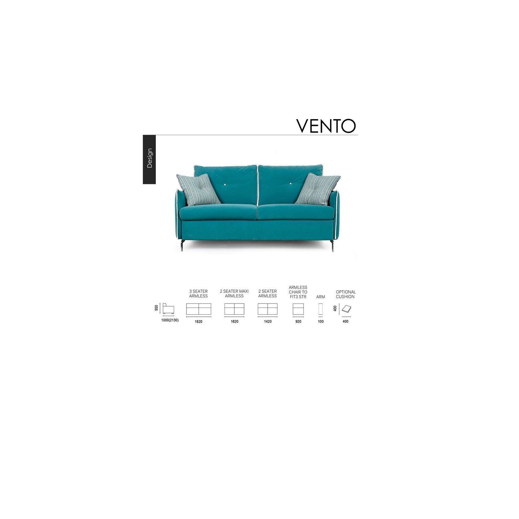 Vento Sofa Bed by Cubo Rosso gallery detail image