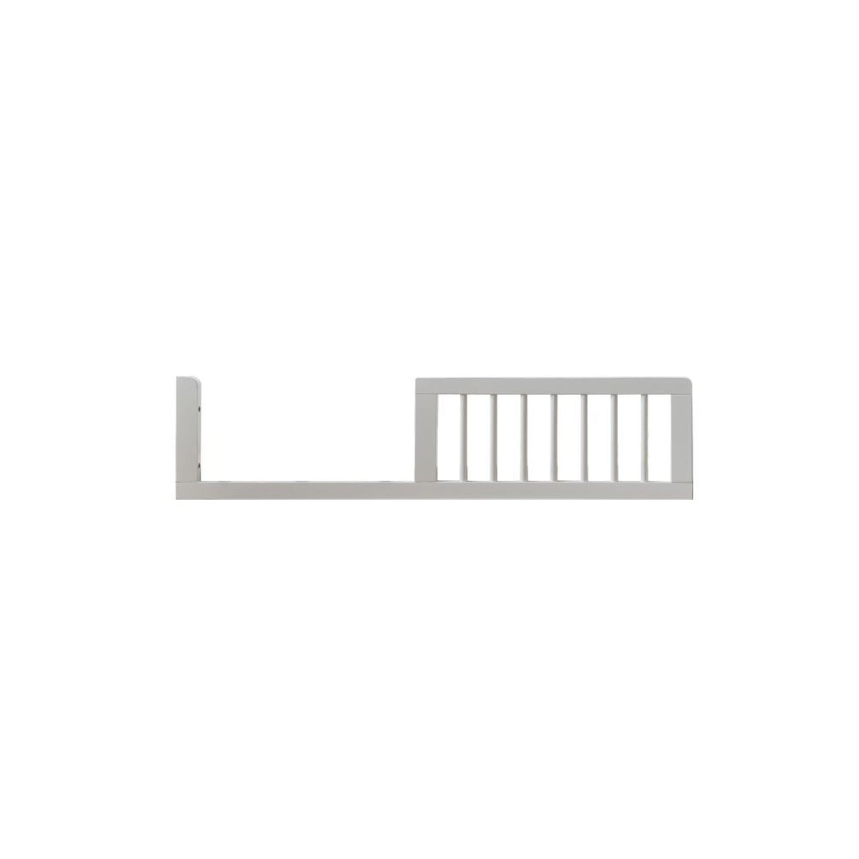 Rio Hardwood Toddler Side Guard Rail | White gallery detail image