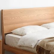 Seattle Natural Solid Oak Bed Frame gallery detail image