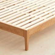 Seattle Natural Solid Oak Bed Frame gallery detail image