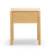 Zyler 1 Drawer Bedside Table | Light Ash gallery detail image