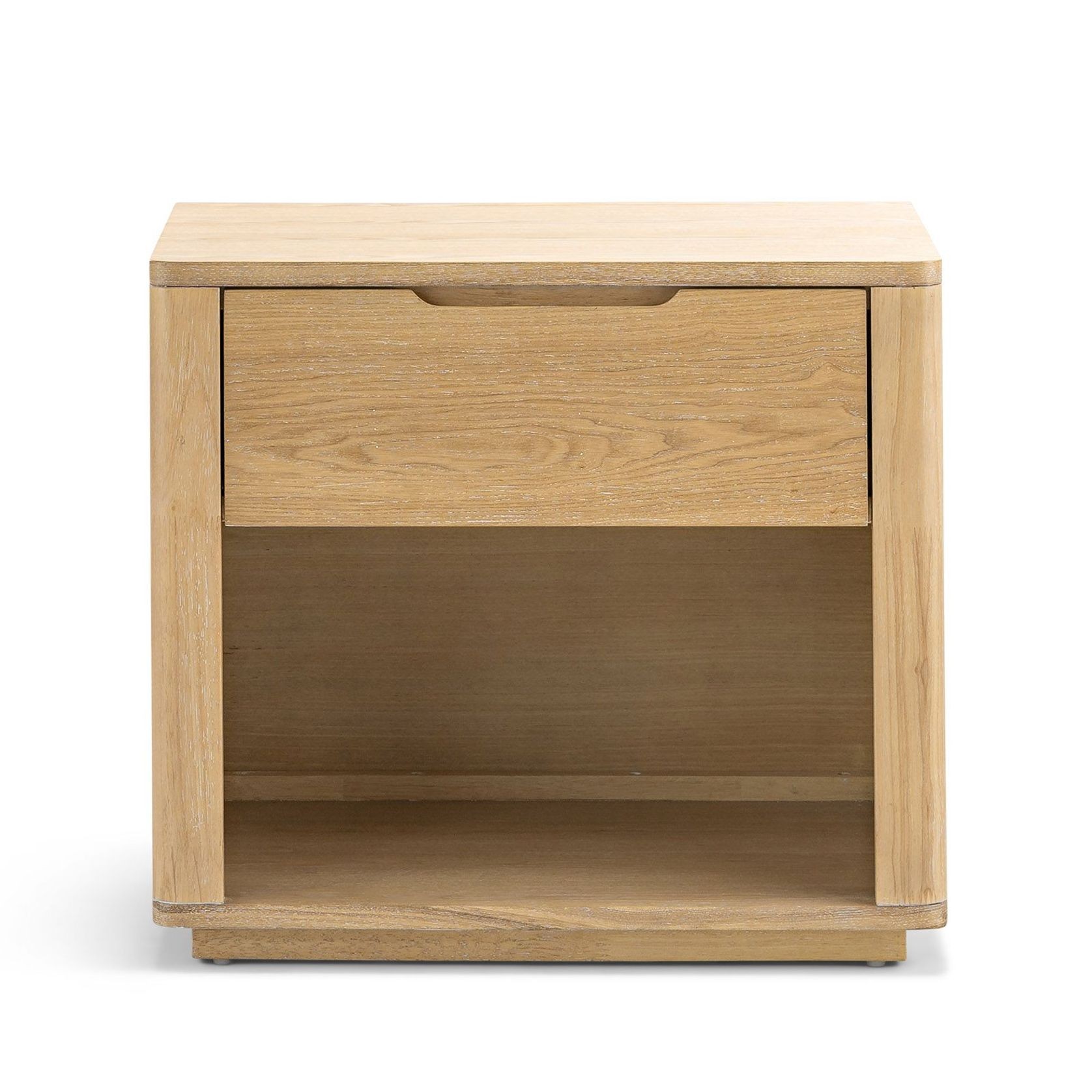Marcus 1 Drawer Bedside Table | Natural Ash gallery detail image