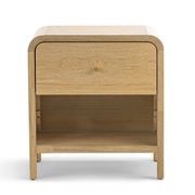 Riley 1 Drawer Bedside Table | Natural Ash gallery detail image