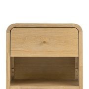 Riley 1 Drawer Bedside Table | Natural Ash gallery detail image
