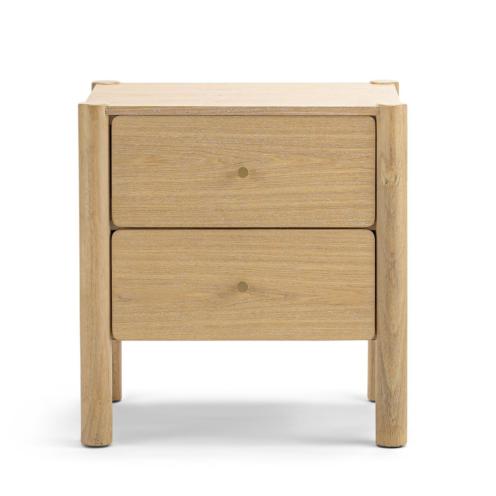 Levi 1 Drawer Bedside Table | Natural Ash gallery detail image