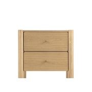 Levi 1 Drawer Bedside Table | Natural Ash gallery detail image