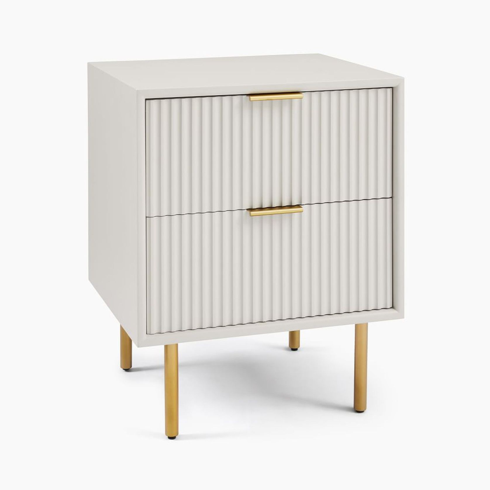 Quinn Closed 2-Drawer Bedside Table gallery detail image