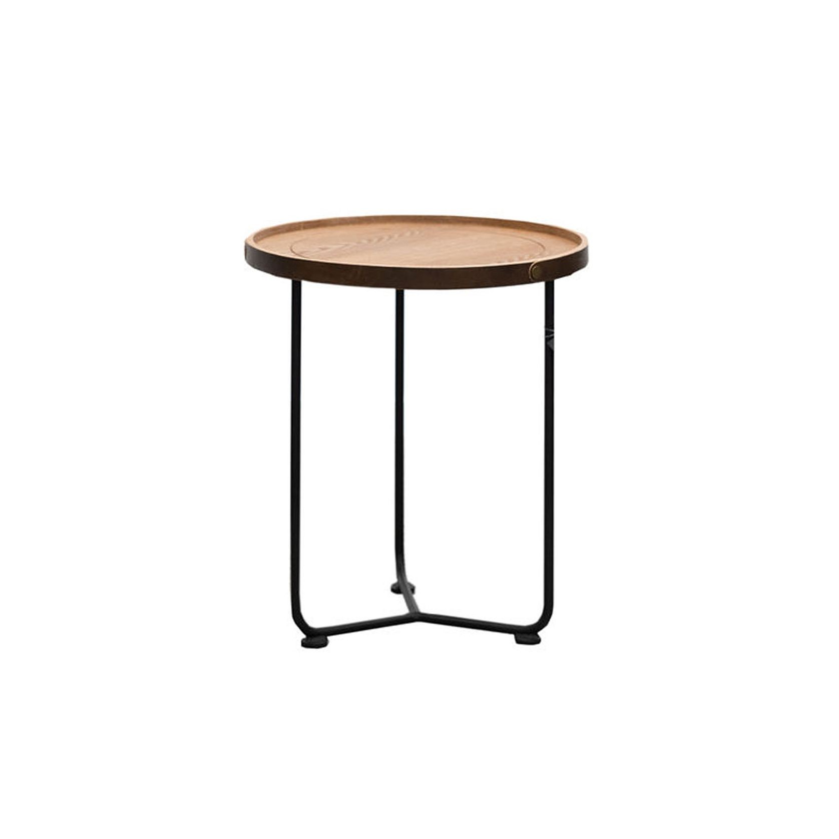 Haywood Round Side Table - Natural gallery detail image