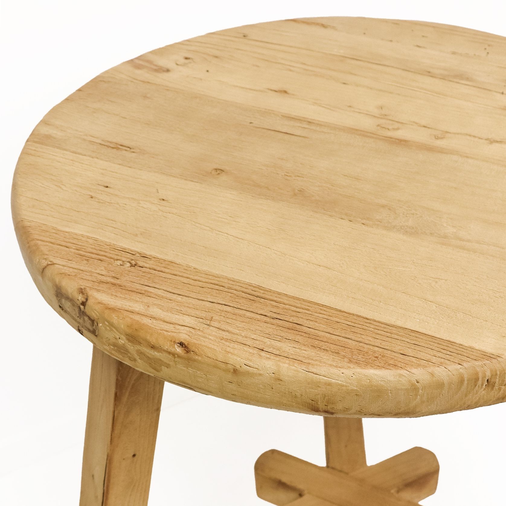 Parq Tall Round End Table - Natural gallery detail image