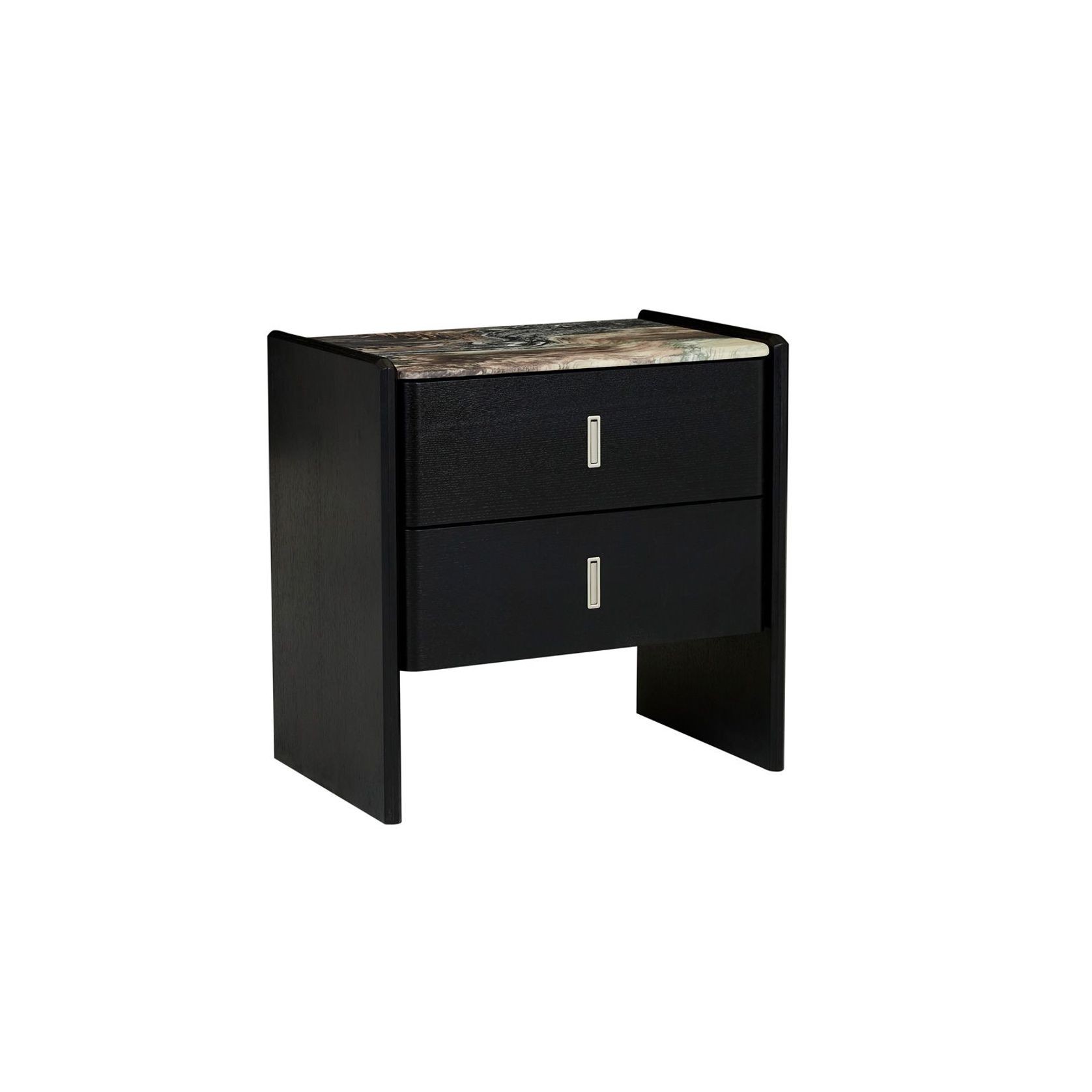 Pearce Marble 2 Drawer Tall Bedside gallery detail image