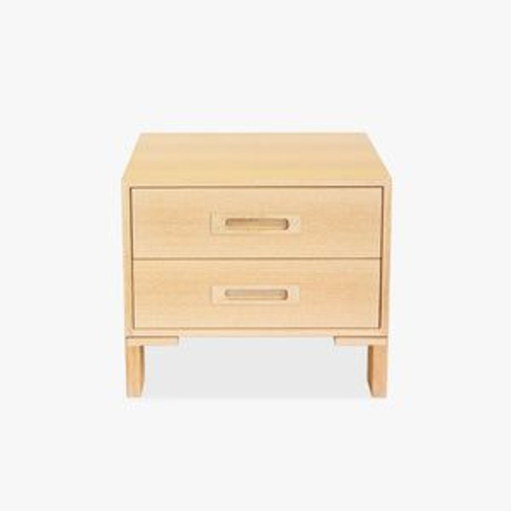 Sto Bedside (2 drawer) - Table by Apartmento gallery detail image